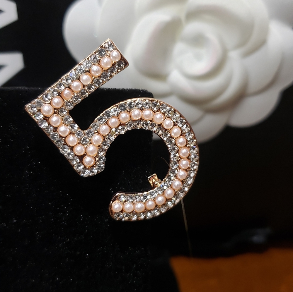Coco #5 Brooch